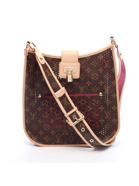 Louis Vuitton Handbags - Louis Vuitton Shoulder Bag Musette Monogram Perfo Fuchsia Pink Leather